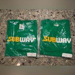 Subway Long Sleeve Shirt Small 2 Total